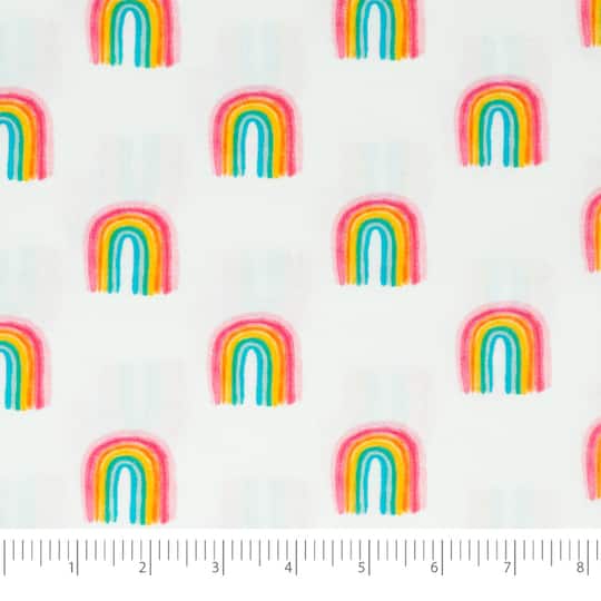 SINGER Rainbow Scatter Cotton Fabric